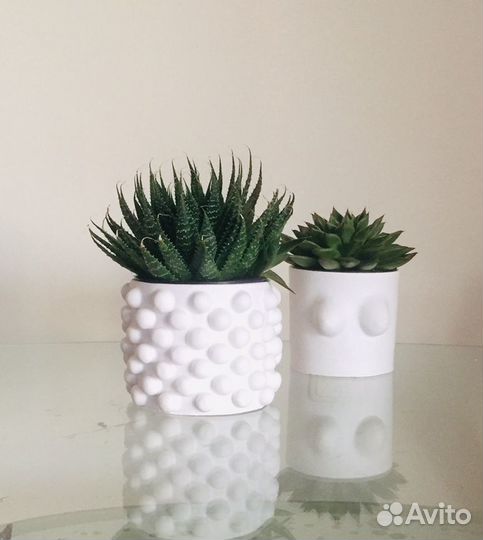 Кашпо из гипса