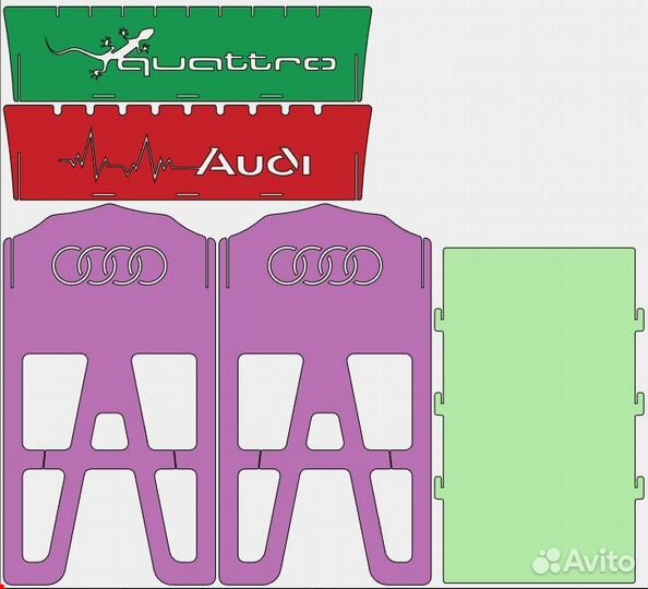 Мангал разборный новый
