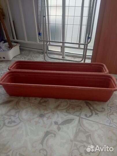 Цветочные горшки пластик