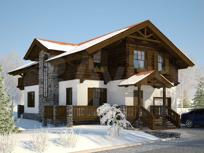 Дом стиля шале фото проекты Дом 320 м² на участке 15 сот. на продажу в Красноярске Купить дом в Красноярске 