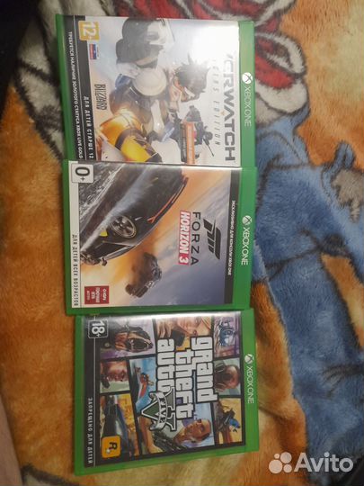 Игры на xbox One 3 диска