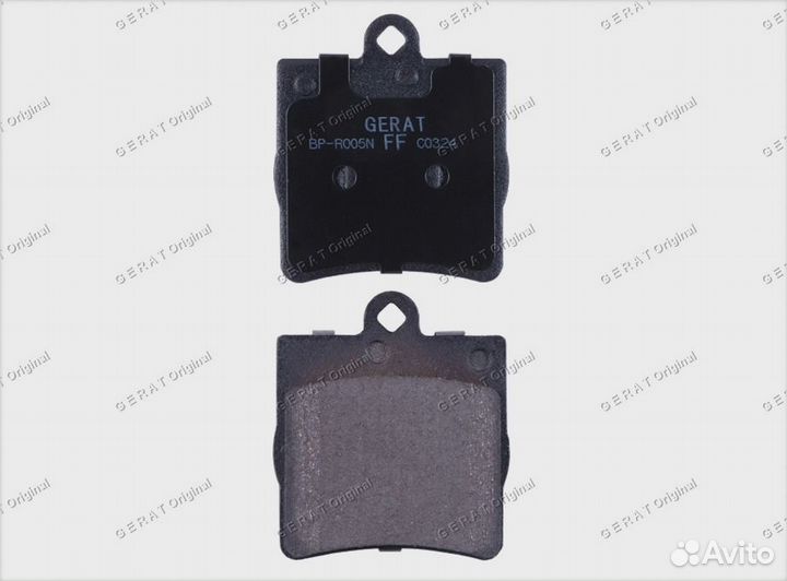 Тормозные колодки Gerat BP-R005N (задние) Normal