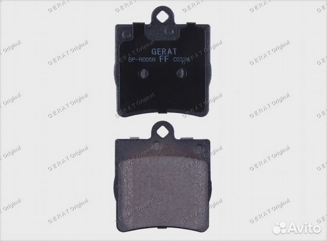 Тормозные колодки Gerat BP-R005N (задние) Normal