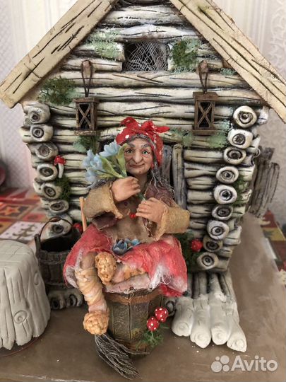 Ватная елочная игрушка