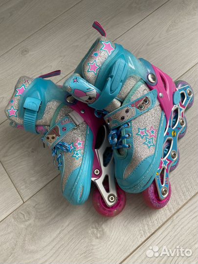 Роликовые коньки детские раздвижные