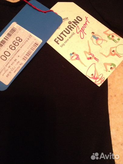 Новые гимнастичесие купальники 104 черный и белый