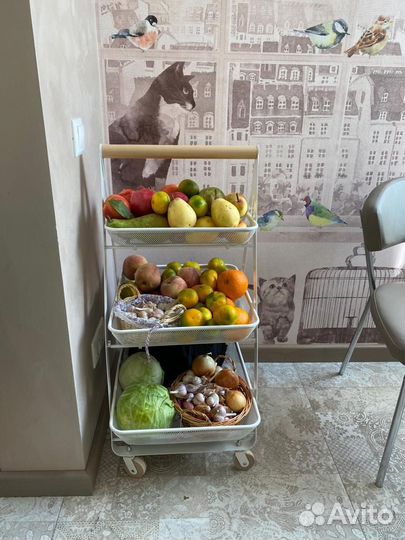 Тележка на колесиках ikea,новая