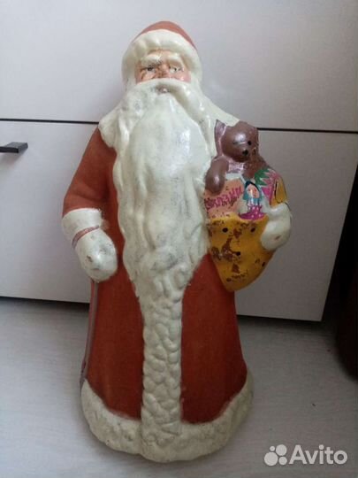 Дед мороз папье-маше СССР