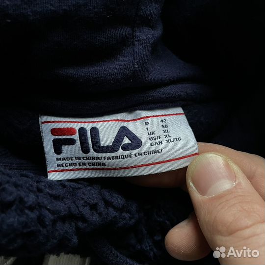 Плюшевое худи Fila