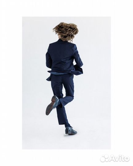 Школьный костюм (пиджак, брюки, жилет) рост 146