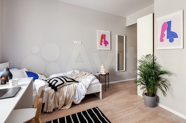 Комната 18 м² в 1-к., 2/2 эт.