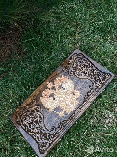 Нарды шахмьы ручной работы из дерево