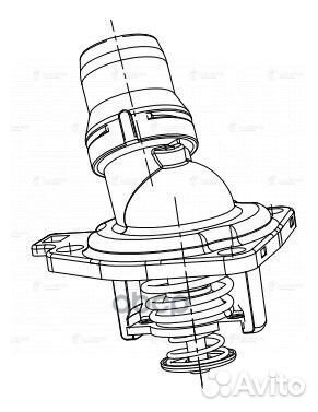 Термостат для а/м Honda Accord viii (08) 2.4i