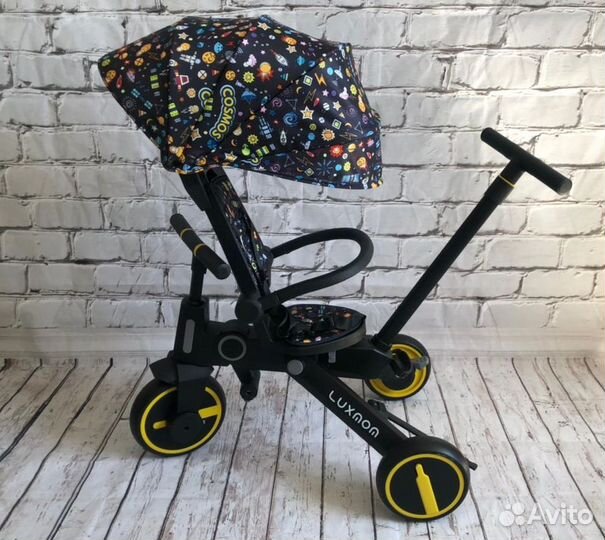 Детский трехколесный велосипед 7в1