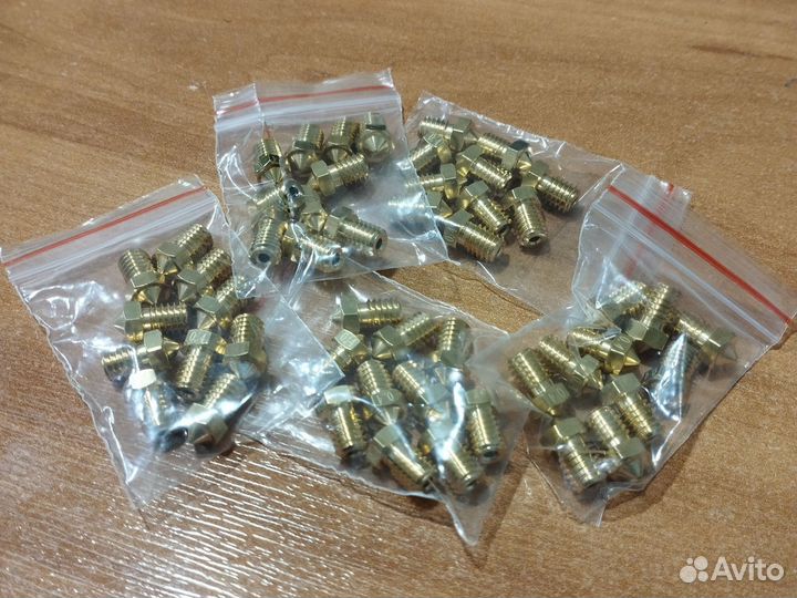 50шт Сопло для 3д принтера