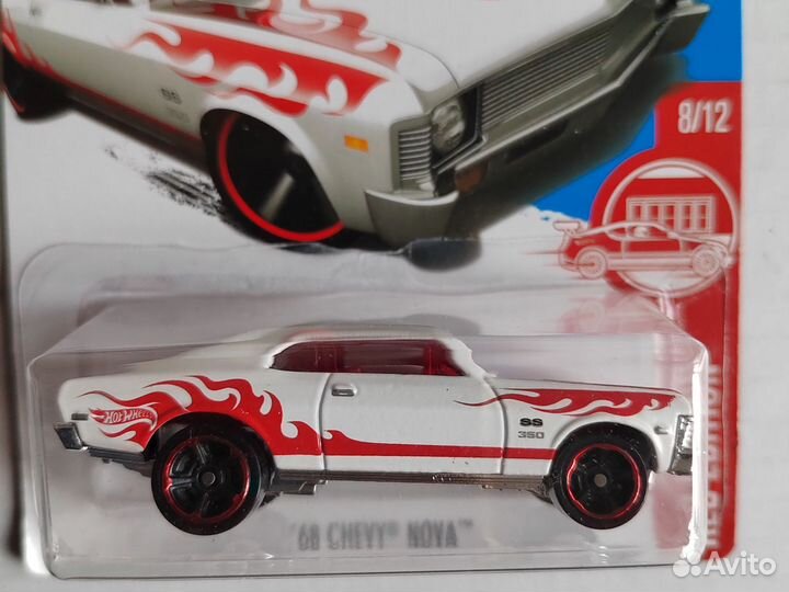 Hot Wheels 68 Chevy Nova Red Edition