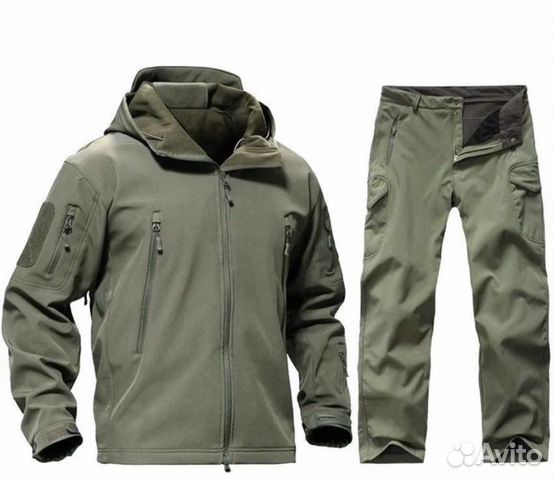 Костюм на флисе олива