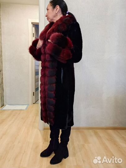 Шуба мутоновая