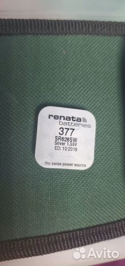 Sr626sw 377 renata 1.55v silver