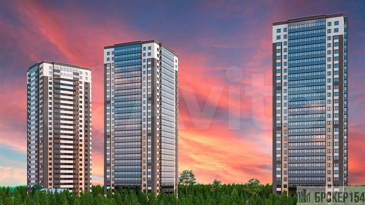 Квартира-студия, 35 м², 17/27 эт.