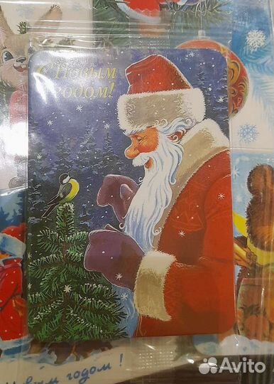 Магнит С Новым Годом в стиле СССР