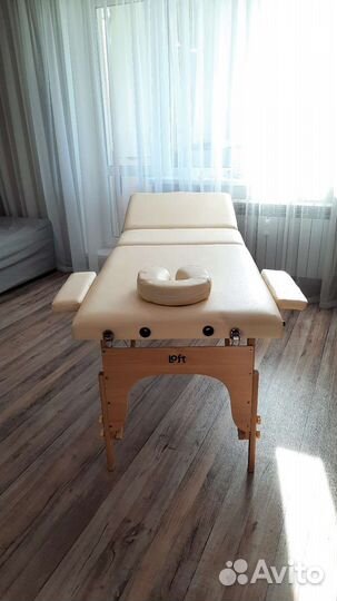 Массажный стол Loft на ножках из бука