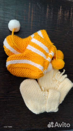 Пинетки новые для новорожденного