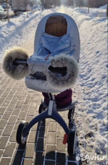 Зимний кит на коляску stokke