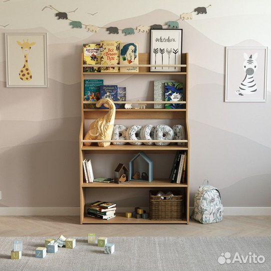 Стеллаж для книг детский Bummi 6 Монтессори