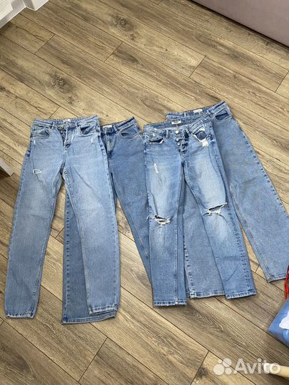 Джинсы много