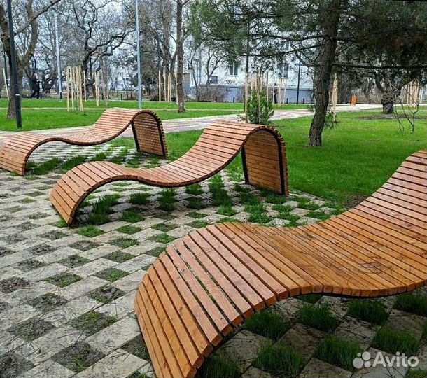 Лежак парковый, шезлонг