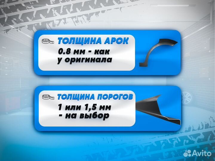 Ремонтные пороги и арки Lifan инноцентр Сколково