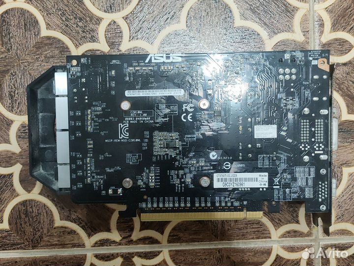 Видеокарта asus GTX750Ti-OC-2GD5