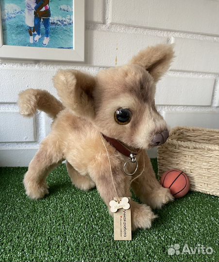 Игрушка ручной работы собака(Продана)