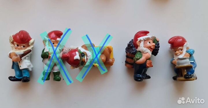 Киндер сюрприз фигурки из 90-х, поштучно