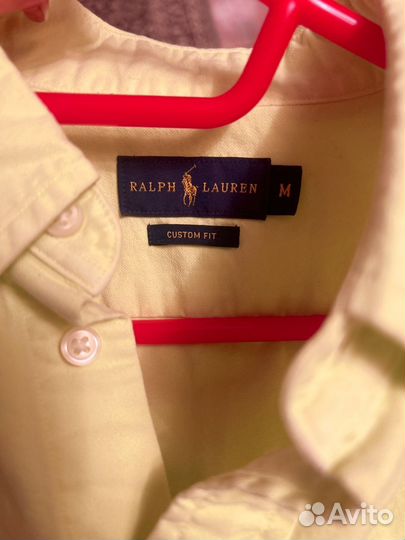 Рубашка polo ralph lauren салатовая