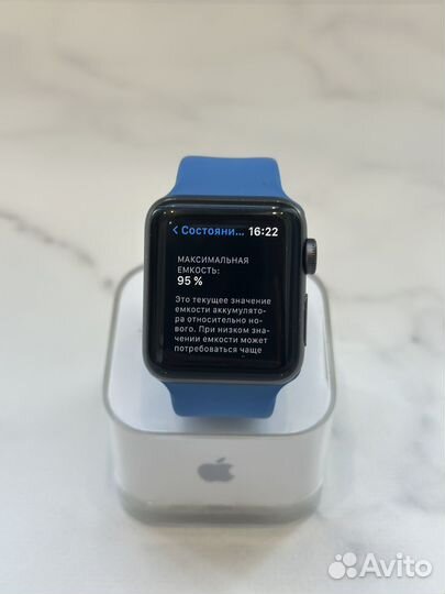 Часы apple watch 3 38 mm акм 95%