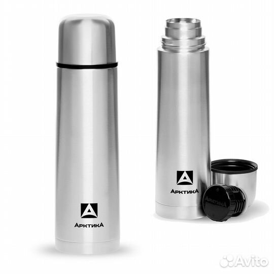 101-1000 Термос Арктика питьевой 1л. (серебро)