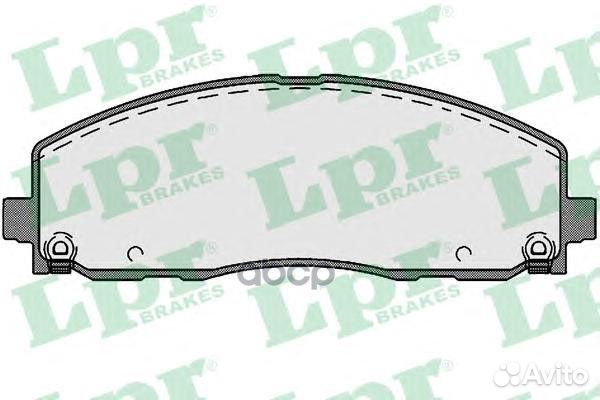 Колодки тормозные chrysler grand voyager/dodge