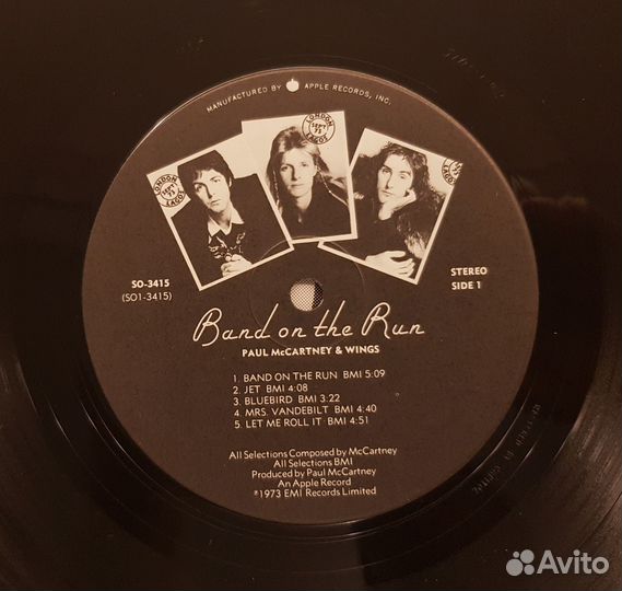 Wings – Band On The Run 1973 + 1 LP в подарок