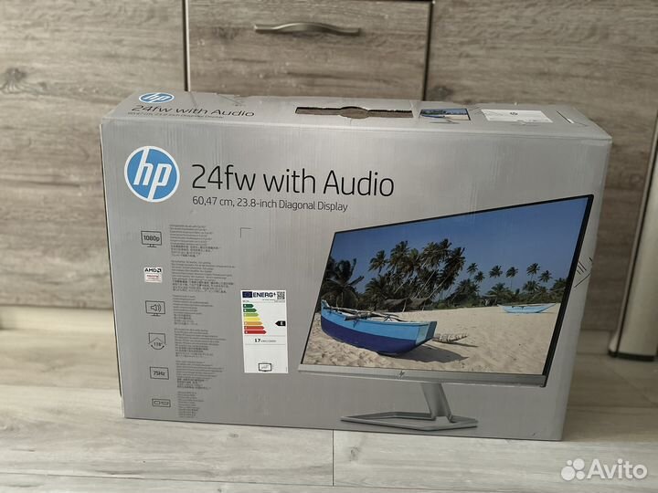 Монитор HP 24fw with Audio, клавитаура и мышь