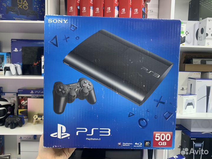 Прошитая Sony PS3 500 GB / Куча игр / Магазин