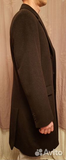 Пальто мужское демисезонное шерстяное с кашемиром