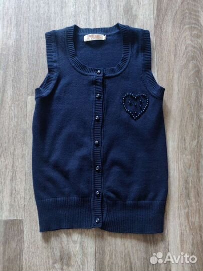 Жилетка для девочки школьная