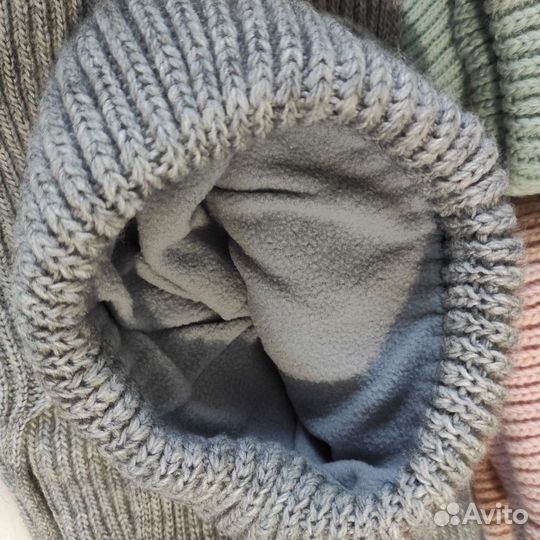 Комплект шапка и шарф. Зимний набор