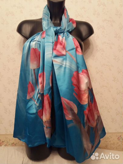 Шарф шёлк атлас Китай