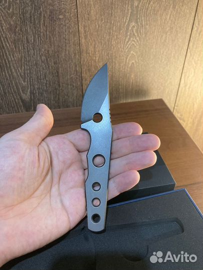 Нож Petrified Fish bison