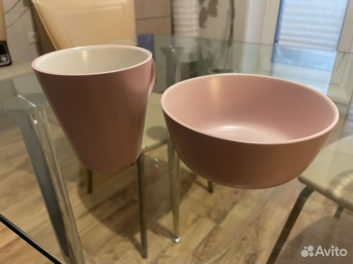 Набор(кружка,тарелка)ikea