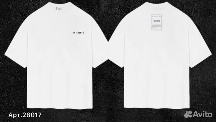 Футболка vetements минимализм 40(XXS)