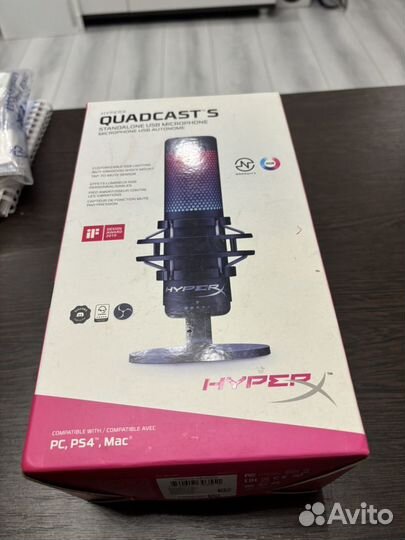 Микрофон hyperx quadcast s